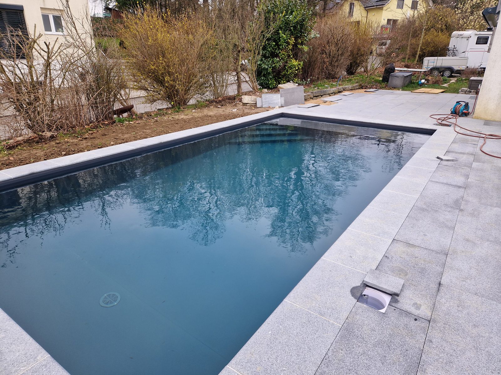 Piscine béton traditionnelle