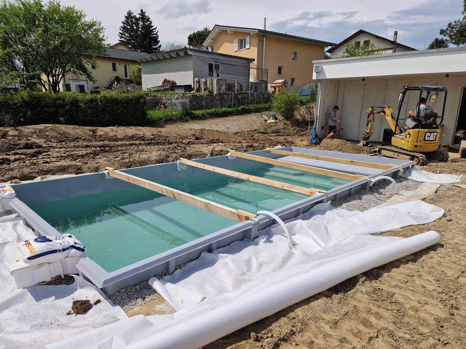 Mini-piscine béton
